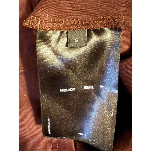 HELIOT EMIL Burgundy Ecdysis Tank Top size S - Picture 8 of 12